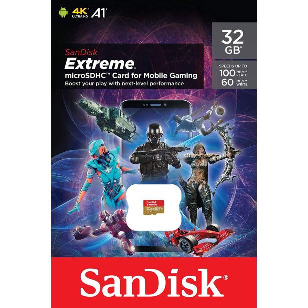 POMNILNIŠKA KARTICA SANDISK SAN EXTR GAMING 32GB