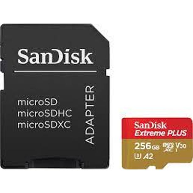 POMNILNIŠKA KARTICA SANDISK SAN EXTR PLUS MICROSDXC 256 GB