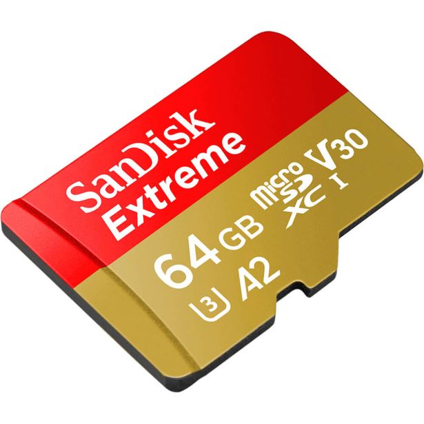 POMNILNIŠKA KARTICA SANDISK SAN EXTREME MICROSDXC64GB