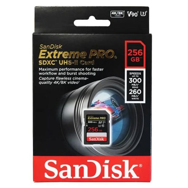 POMNILNIŠKA KARTICA SANDISK SAN EXTREME PRO 256GBSDXC