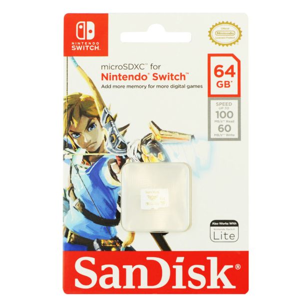 POMNILNIŠKA KARTICA SANDISK SAN MICRO 64GB NINTENDO