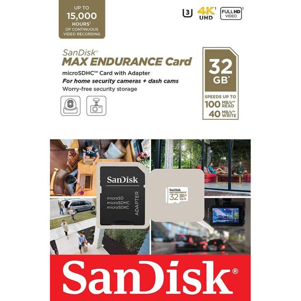 POMNILNIŠKA KARTICA SANDISK SANDISK 32GB MAX ENDURANC