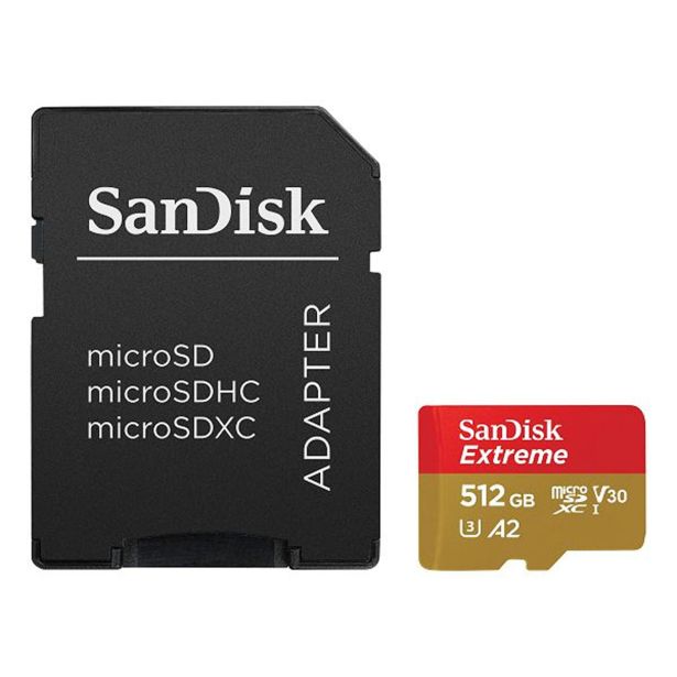 POMNILNIŠKA KARTICA SANDISK SANEXTREME MICROSDXC512GB