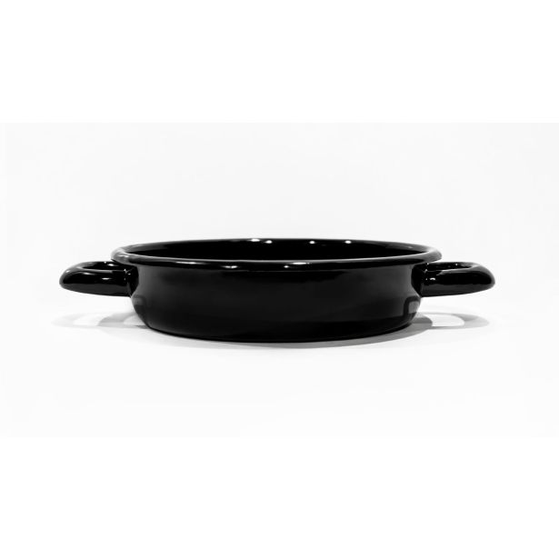 PONEV ENAMELIE 20 CM BLACK 2 ROČAJA