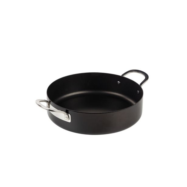 PONEV ROSMARINO Z DVEMA ROČAJEMA CUCINA NERA 28CM