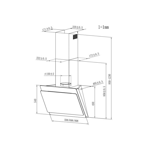 POŠEVNA STENSKA NAPA CANDY CDG6CBP8B