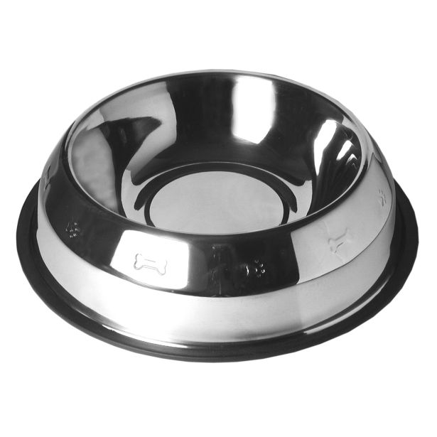 POSODA ZA PSA RECORD POSODA KOVINSKA Z GUMO 33CM/2.80L-1004.33