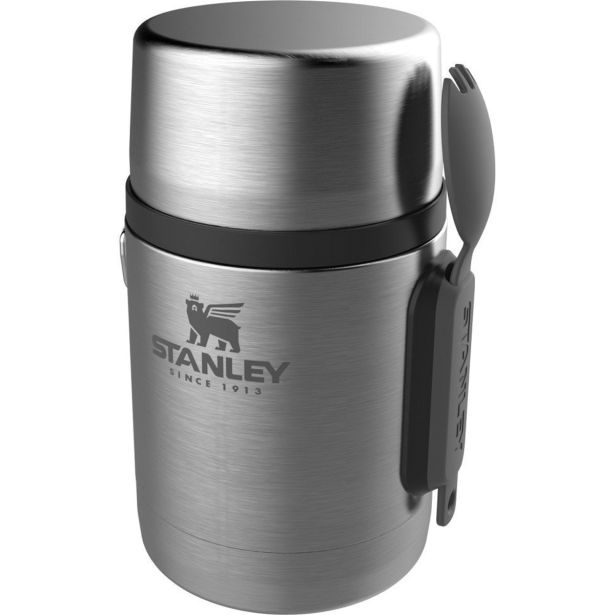 STANLEY IZOLIRANA POSODA ZA HRANO, STAINLESS STEEL SIVA
