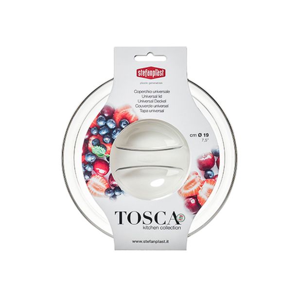 POSODA ZA PRIPRAVO HRANE STEFANPLAST SET SKLED S POKROVI 3/1 BELA SIVA