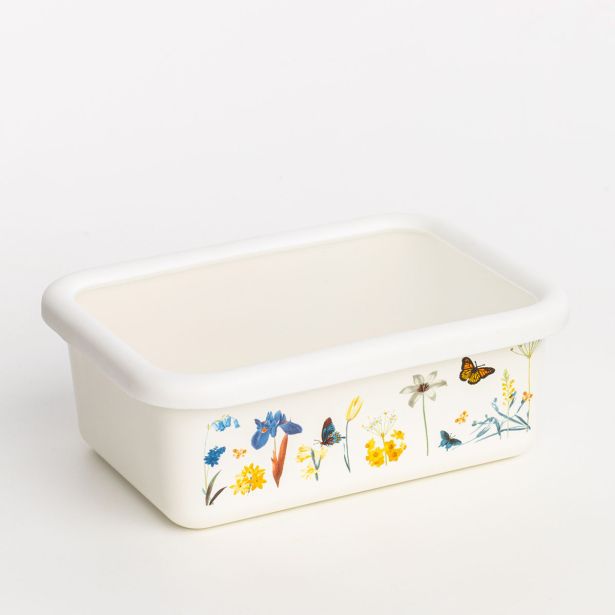 POSODA ZA SHRANJEVANJE ENAMELIE 14.6 CM - 0.63 L IRIS S POKROVOM