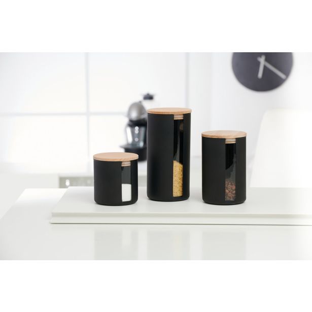 POSODA ZA SHRANJEVANJE RITZENHOFF & BREKER 600 ML BLACK JYTTE