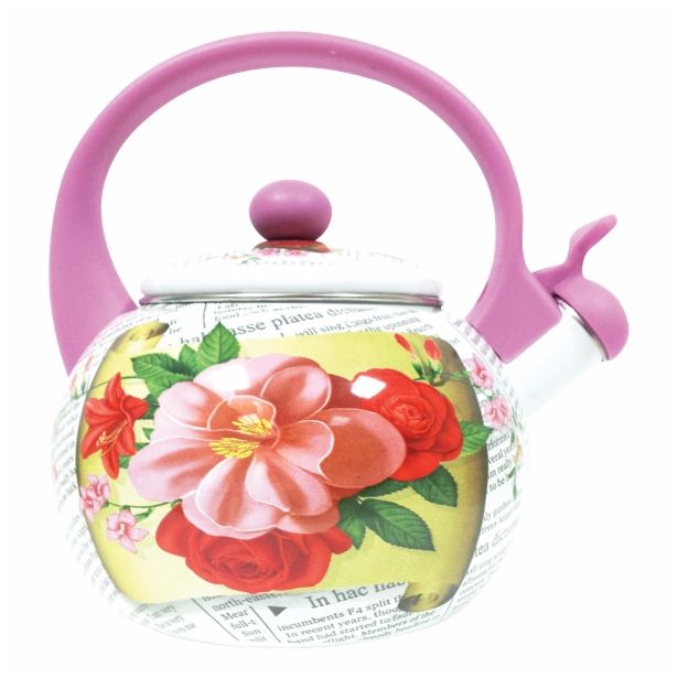 POSODA ZA TOPLE NAPITKE ALLEGRO ČAJNIK ŠOPEK ROZA 2.2L
