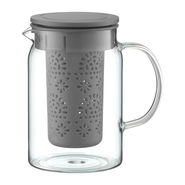 POSODA ZA TOPLE NAPITKE AMBITION ČAJNIK 1 L S CEDILOM IZ OGNJEVARNEGA STEKLA