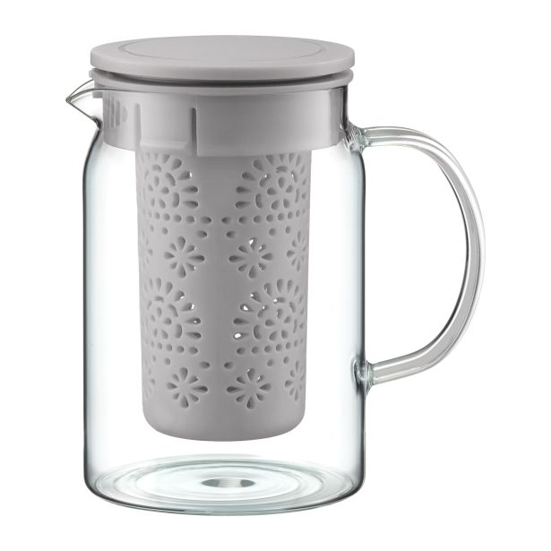 POSODA ZA TOPLE NAPITKE AMBITION ČAJNIK 1 L S CEDILOM IZ OGNJEVARNEGA STEKLA