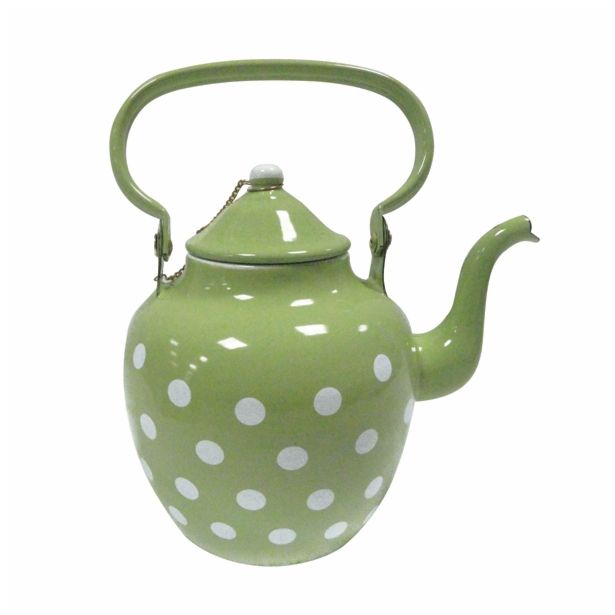 POSODA ZA TOPLE NAPITKE EMO ČAJNIK POLKA ZELEN