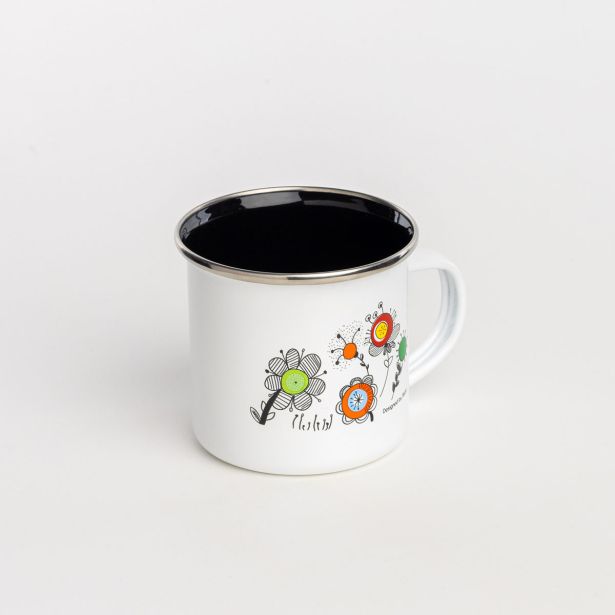 POSODA ZA TOPLE NAPITKE ENAMELIE LONČEK 8 CM - 0.35 L NEŽA 2