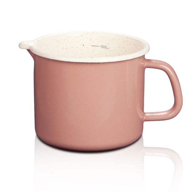 POSODA ZA TOPLE NAPITKE METALAC 14 CM 1.9 L MOKA LONČEK Z MERILNO SKALO