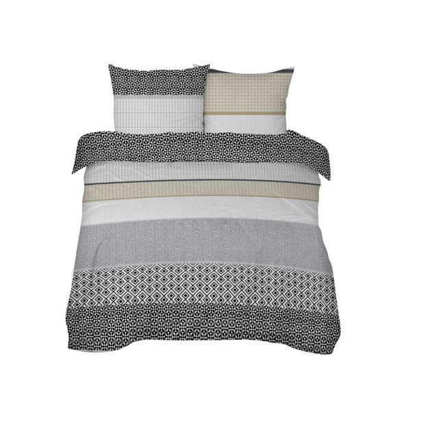 POSTELJNINA GEO PATCH,200X200,2X50X70