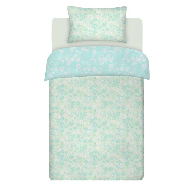 POSTELJNINA SVILANIT MINT BLOSSOM 140X200/50X70