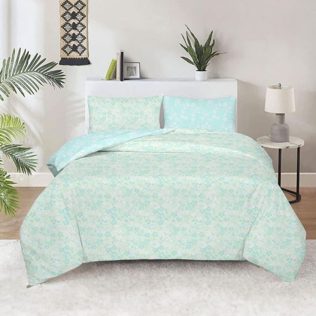 POSTELJNINA SVILANIT MINT BLOSSOM 200X200/2X50X70