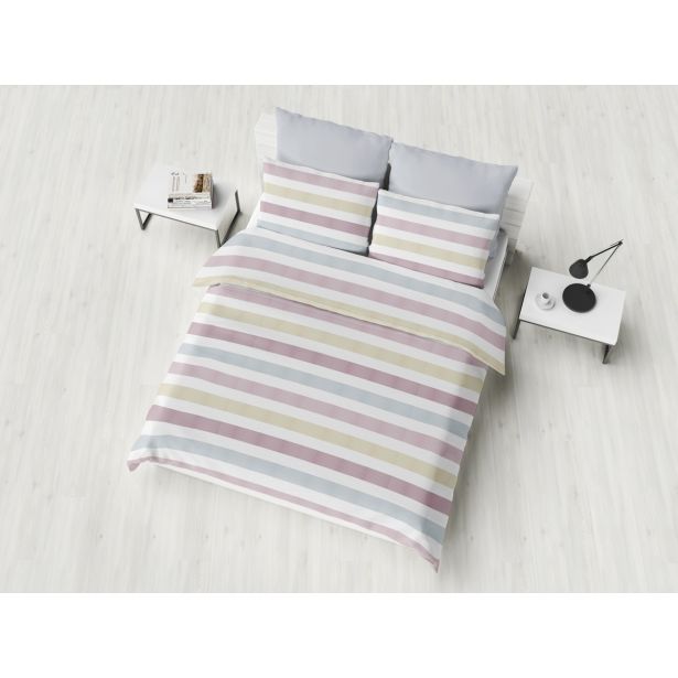 POSTELJNINA VITAPUR FAMILY PINEA 200X200/2X50X70 CM VIOLA