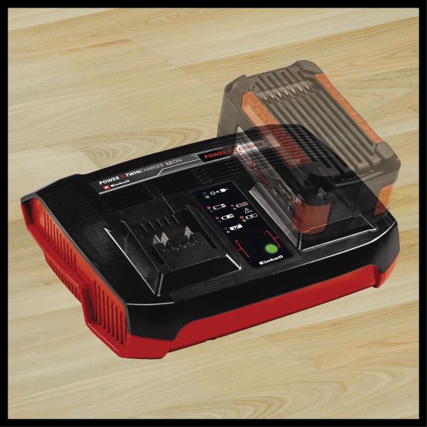 POLNILNIK EINHELL POWER X-TWINCHARGER 3A POWER X-CHANGE