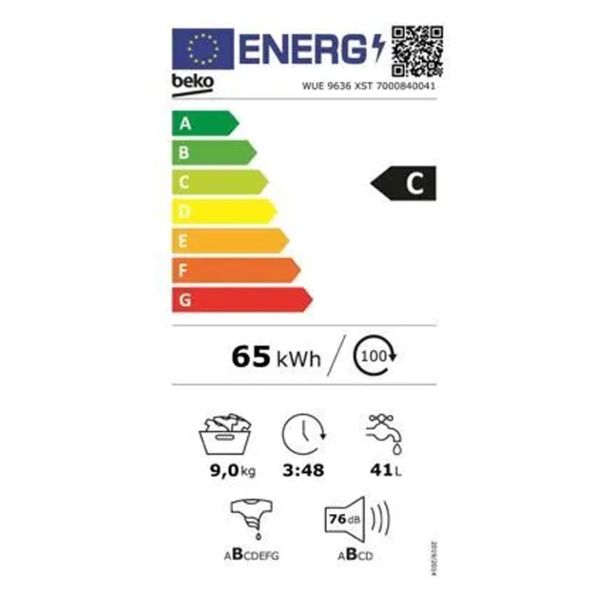 PRALNI STROJ BEKO WUE9636XST