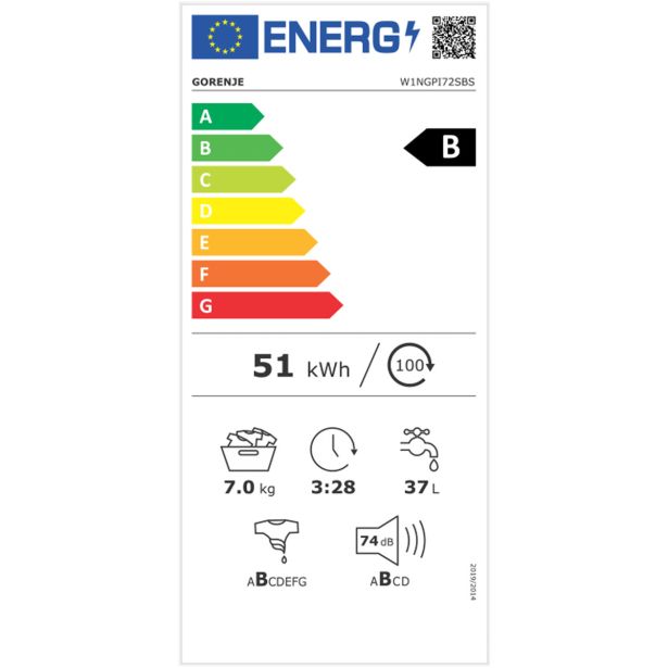 PRALNI STROJ GORENJE W1NGPI72SBS