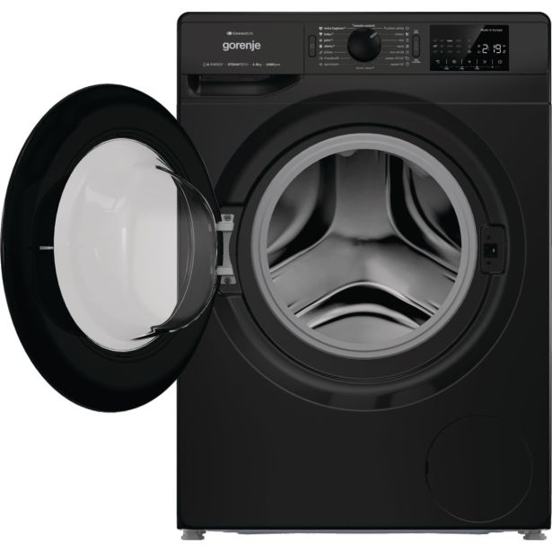 PRALNI STROJ GORENJE WPNEI84A1SW/B, 8 KG, ČRN