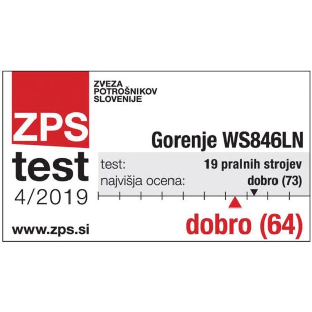 PRALNI STROJ GORENJE WS846LN