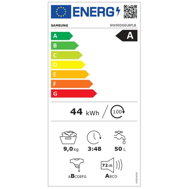 PRALNI STROJ SAMSUNG WW90DG6U8FLBU4