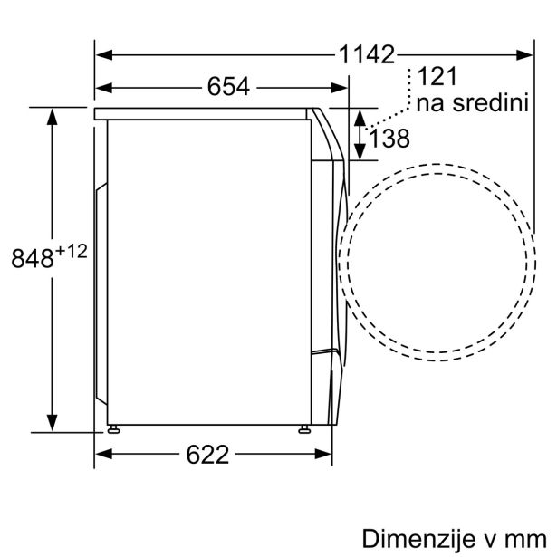 PRALNO-SUŠILNI STROJ BOSCH WNC254A0BY