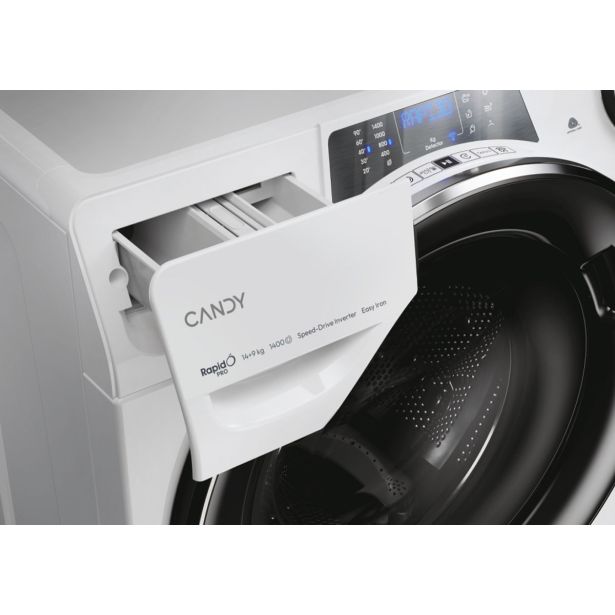 PRALNO-SUŠILNI STROJ CANDY RPW41496BWMBC-S