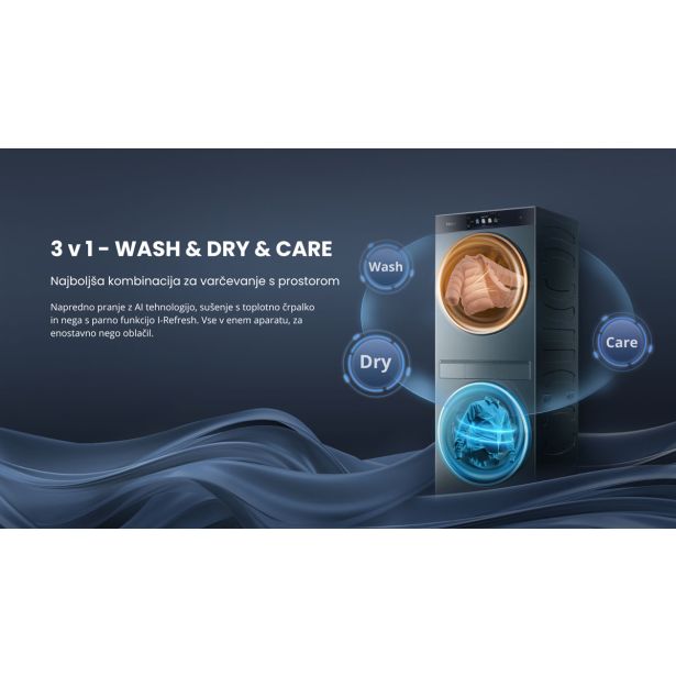 PRALNO-SUŠILNI STROJ HAIER CLC108-GNU1-S