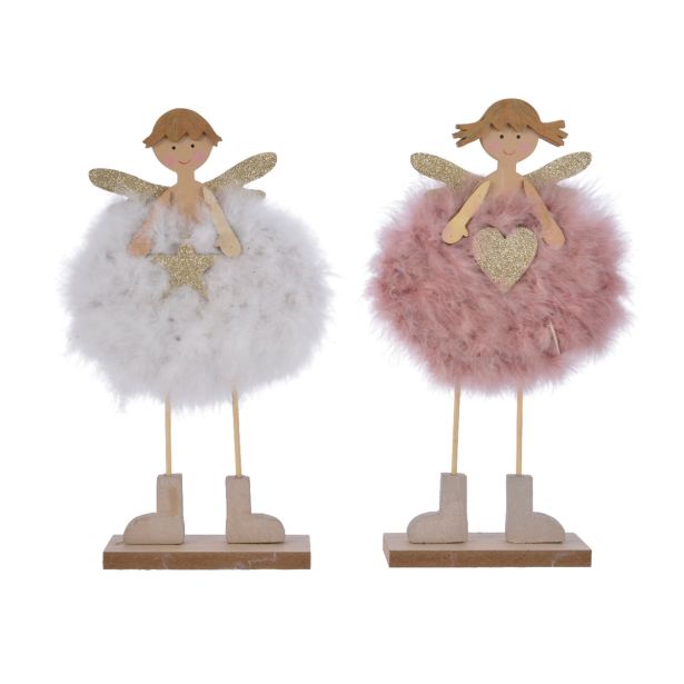 PRAZNIČNA FIGURA ANGEL 30 CM SORTIRANO
