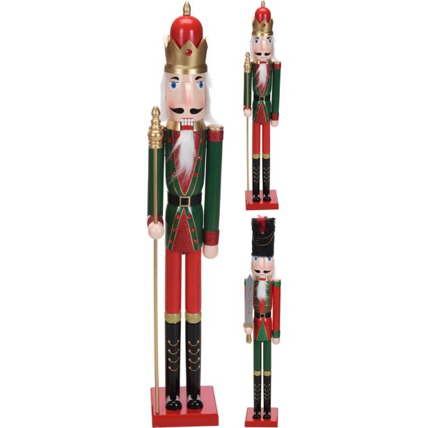 PRAZNIČNA FIGURA EH LESEN HRESTAČ 106 CM SORT