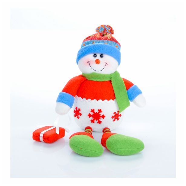 PRAZNIČNA FIGURA GLOSSTYLE FIGURA SEDEČA 38 CM SORTIRANO