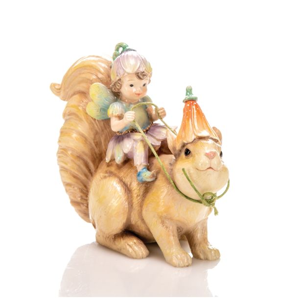 PRAZNIČNA FIGURA GLOSSTYLE PALČICA ZAJČEK/VEVERICA SORT