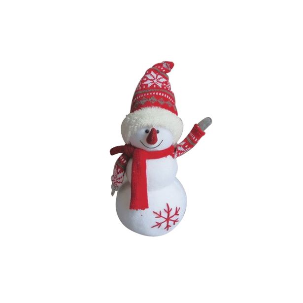 PRAZNIČNA FIGURA GLOSSTYLE SNEŽAK/ BOŽIČEK/JELENČEK 30 CM SORTIRANO