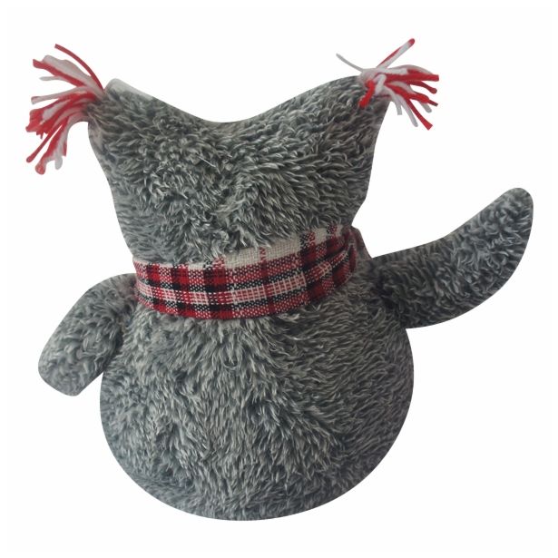 PRAZNIČNA FIGURA GLOSSTYLE SOVA TEKSTILNA 25 CM 28X15X25 CM