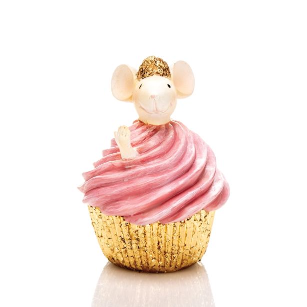 PRAZNIČNA FIGURA GLOSSTYLE TORTICA Z MIŠKO 9.2 CM