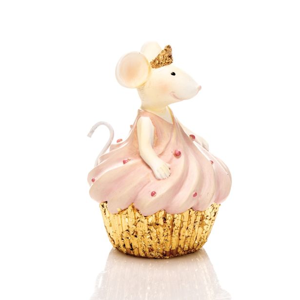 PRAZNIČNA FIGURA GLOSSTYLE TORTICA Z MIŠKO 9.7 CM