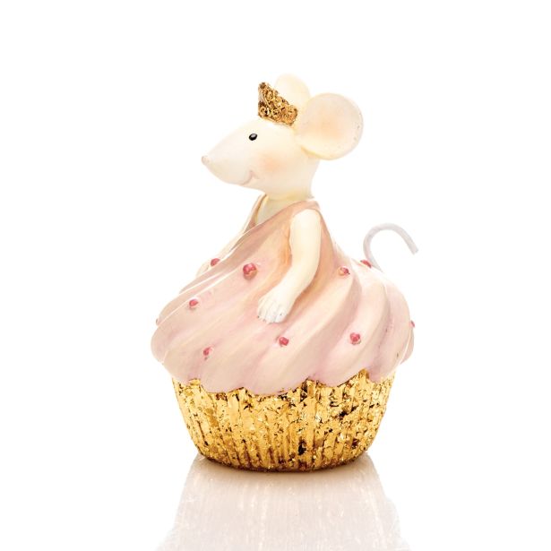 PRAZNIČNA FIGURA GLOSSTYLE TORTICA Z MIŠKO 9.7 CM