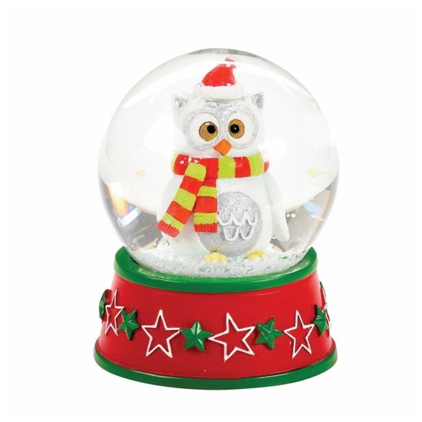 PRAZNIČNA FIGURA GLOSSTYLE VODNA KROGLA SNEŽAK 8.5 CM