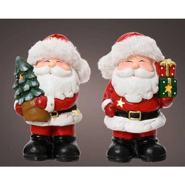 PRAZNIČNA FIGURA LUMINEO BOŽIČEK Z LED LUČKO, RDEČ 23.40 CM, SORTIRANO