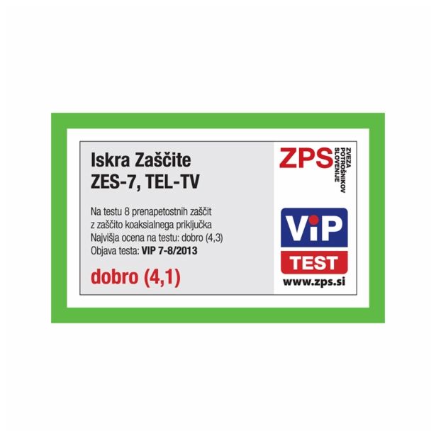 PODALJŠEK- PRENAP.ZAŠČITA ISKRA ZES-7 TEL-TV