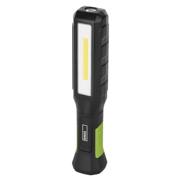 PRENOSNA SVETILKA EMOS COB LED+LED 800LM 2000MAH POLNILNA