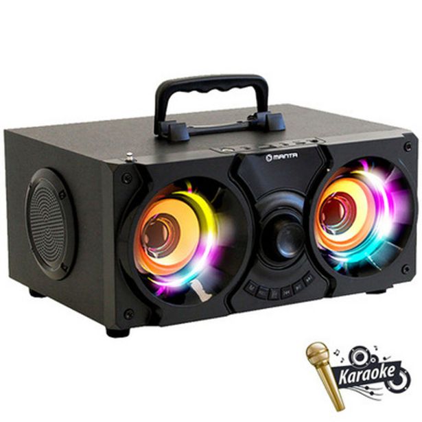 PRENOSNI KARAOKE ZVOČNIK MANTA MMS10 ČRN
