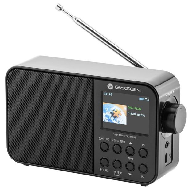 PRENOSNI RADIO GOGEN DAB+ 500BT ČRN