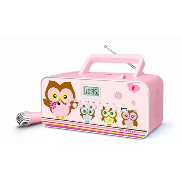 PRENOSNI RADIO MUSE S CD M-29 KP ROZA